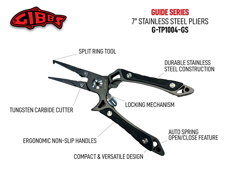 Gibbs Guide Series Stainless Steel Pliers