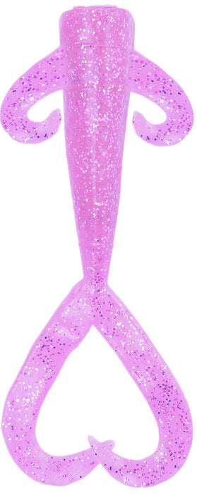 8" Double Fin Pink/Silver