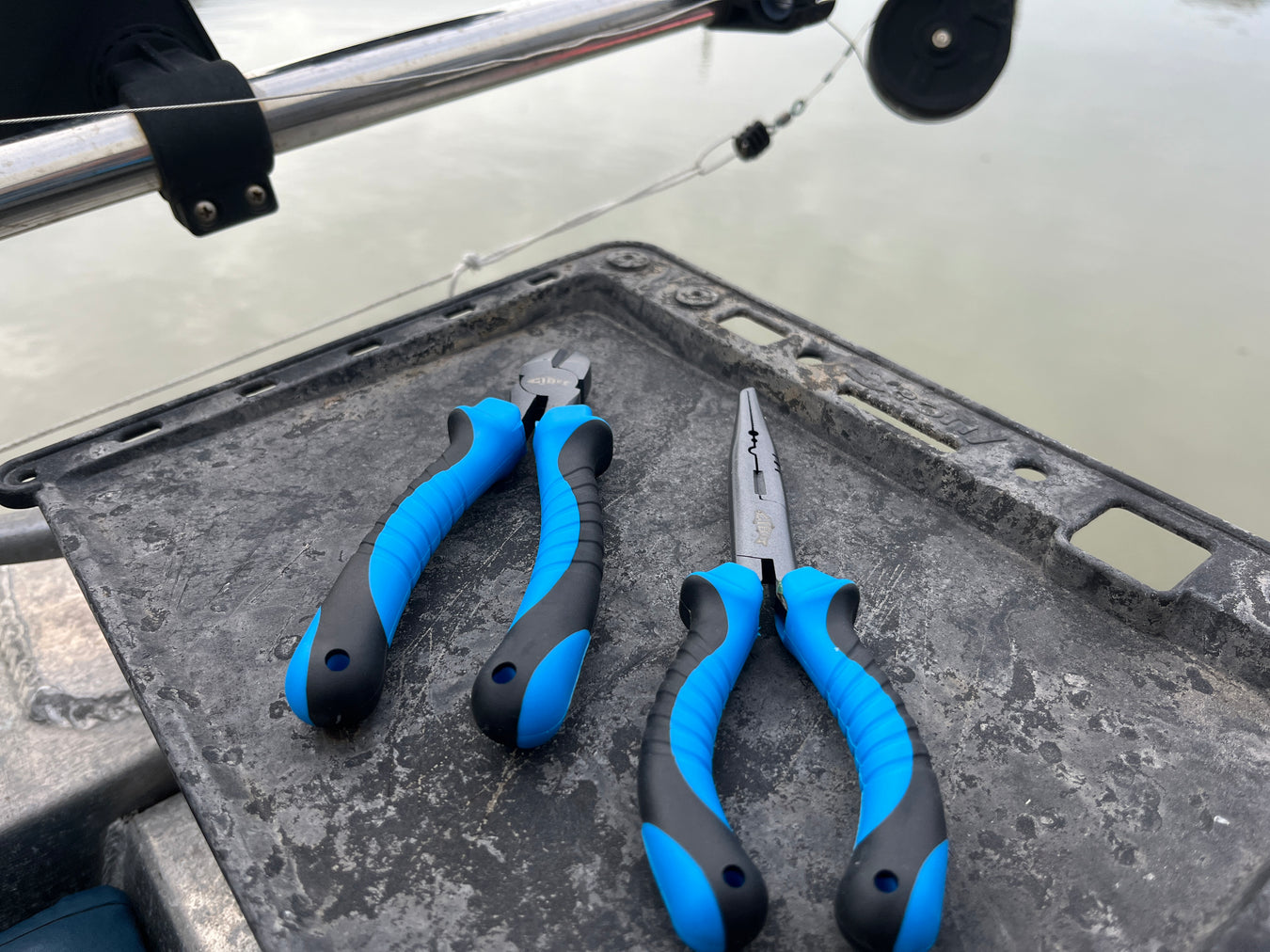 A sidecutter and pair of pliers