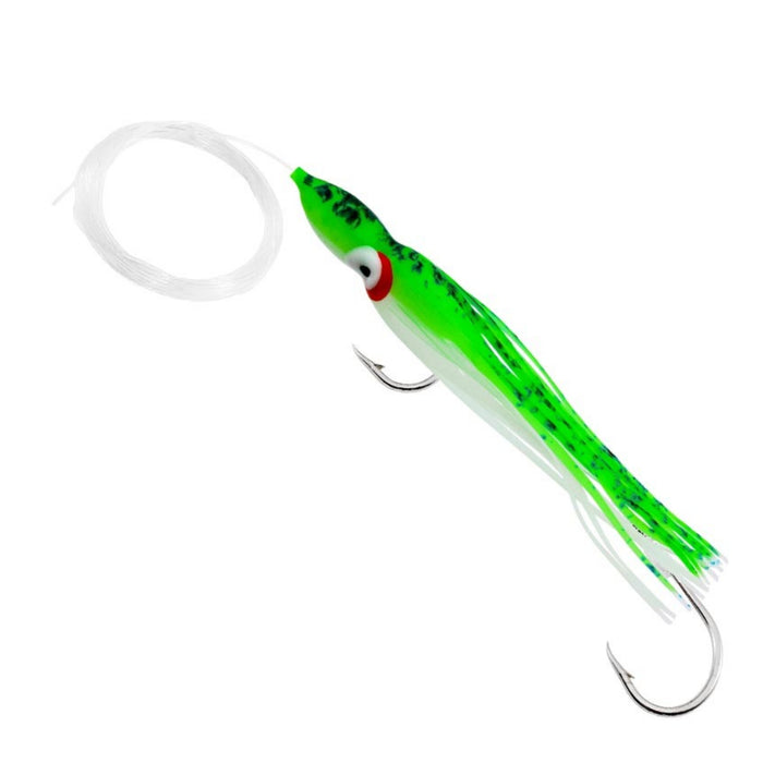 2Pcs Squid Hook Fishing Accessories Flap Hook Fluorescence Fishing Gear  Fishing Hook Plastic Metal Fluorescent Fishing Hook Outdoor Fixture Bionic