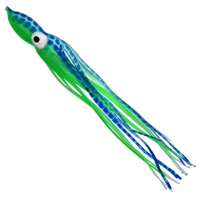 Squid Skirt Hoochie Lure - Black & Yellow