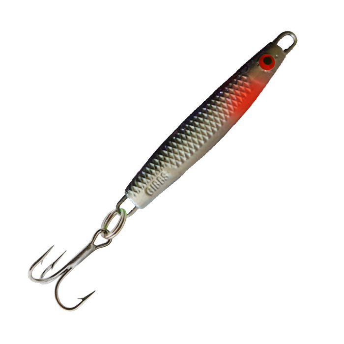 3 - 1 oz Shiner Minnow Lead Fishing Jigging Casting Spoon Lures