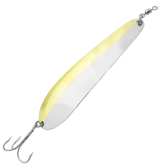 Gibbs Nortac Ind. Canoe Spoon in Fluorescent Red Yellow, Size 7 from The Fishin' Hole