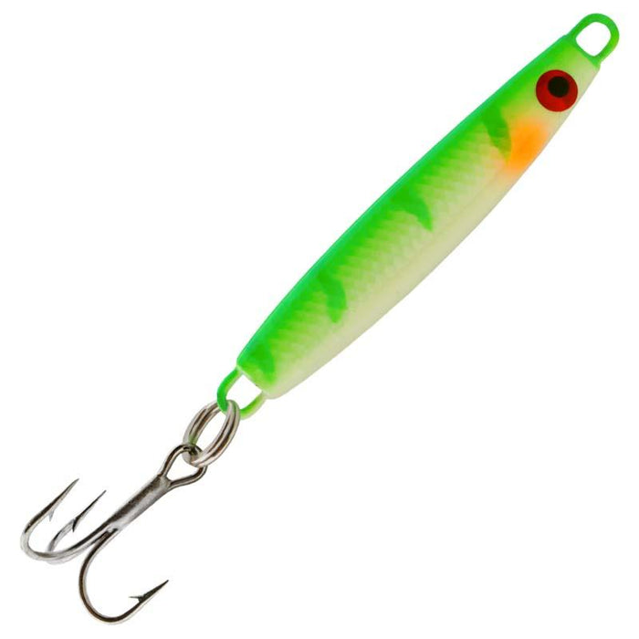 Gibbs Ice Minnow Glow Green Black Back / 1/16oz