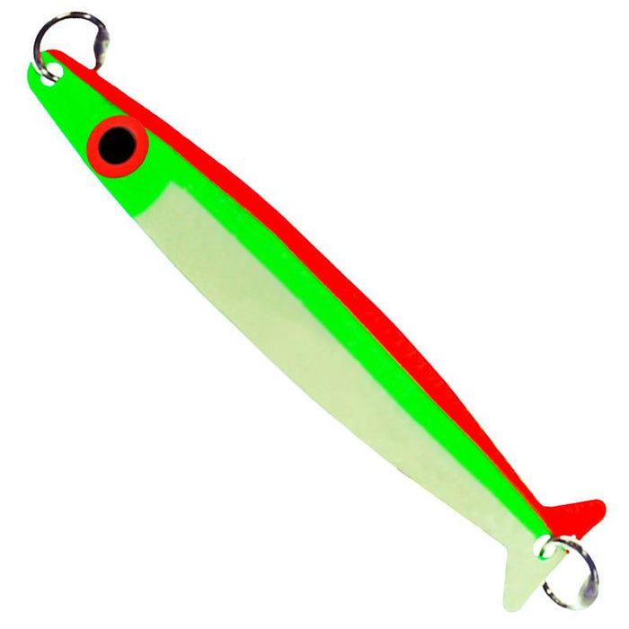  SILVER HORDE COHO Killer Fishing Spoon, Glow Green, 3