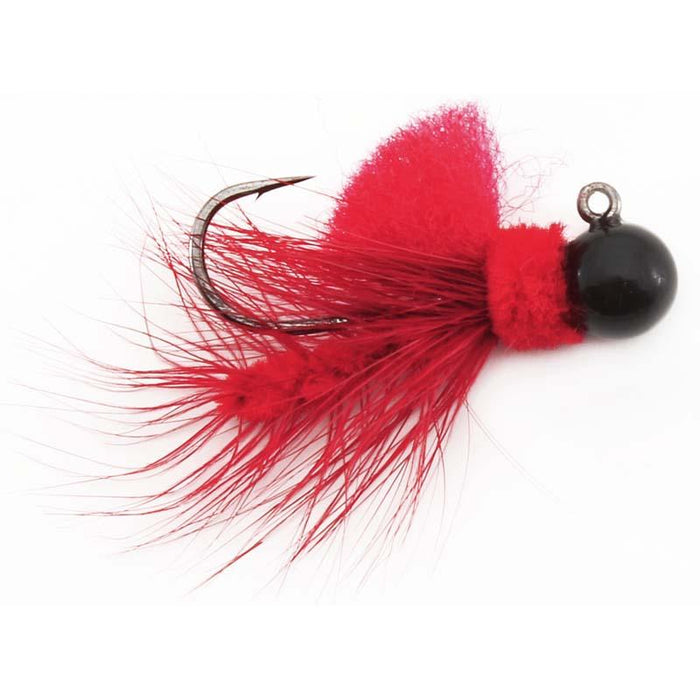 Wifreo 3pcs 90° Jig Hook Cone Copper Bead Head Pike Bass Streamer Fly Trout  Fishing Flies 1/0 Aberdeen Hook Fly Lure